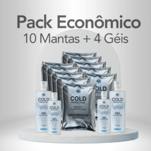 Pack Econômico 10 Mantas + 4 Géis